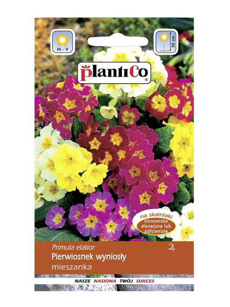 Pierwiosnek wyniosły, Prymulka mieszanka 0,2g Plantico