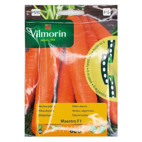 Nasiona na taśmie Marchew jadalna Maestro F1 średniopóźna 6m