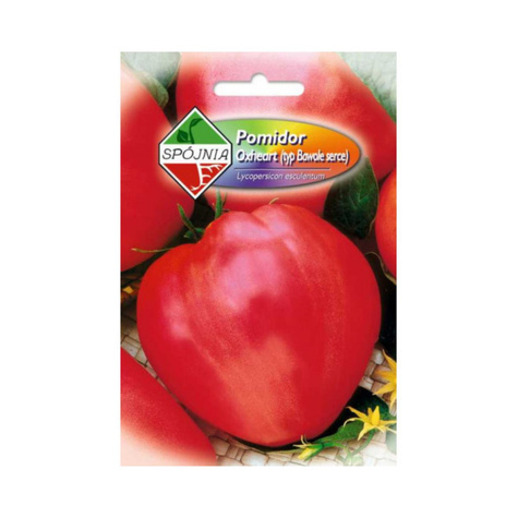 Pomidor gruntowy wysoki Oxheart Bawole serce 0,2g + ZNACZNIK