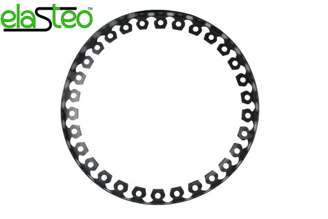 Obrzeże trawnikowe ogrodowe czarne 40mm x 10m +30 kotew Elasteo