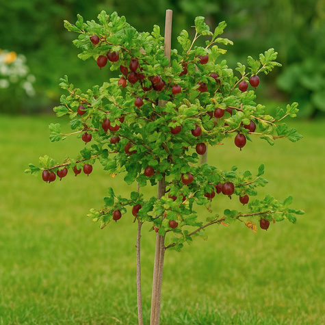 Agrest czerwony Niesłuchowski na pniu w doniczce 