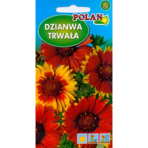 Dzianwa trwała Gailardia Kobold żółta z czerwonym 1g