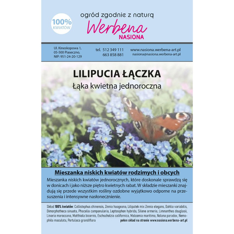 Łąka kwietna Lilipucia łączka 2g jednoroczna niskie kwiaty