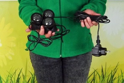 Oświetlenie do oczka wodnego NPL1-LED3 12V 3x1,6W Aqua Nova