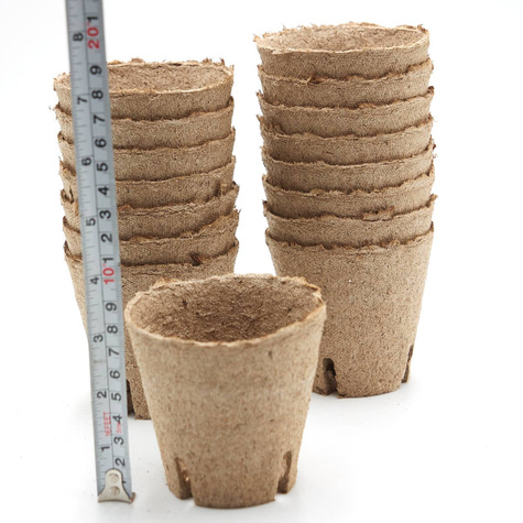 Doniczka torfowa Jiffy średnica 8 cm 16szt/opak