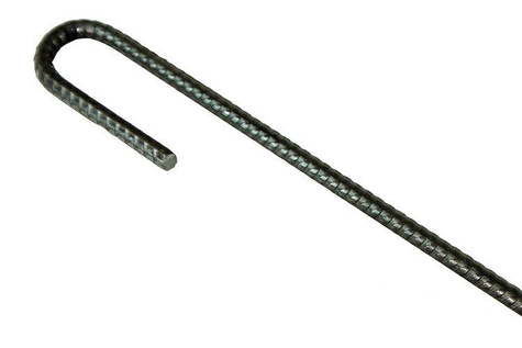 Szpilki metalowe do mocowania geokraty 8mm x 45cm 10 sztuk