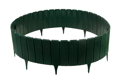 Obrzeże trawnikowe zielone Palisada ogrodowa Eko-Palisada 24cm x 1m Eko-Bord