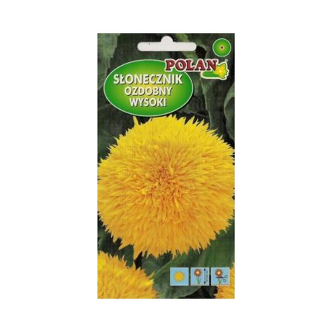 Słonecznik ozdobny wysoki pełny żółty 2g