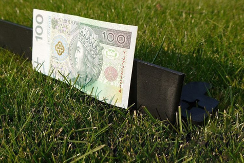 Obrzeże trawnikowe ogrodowe 45mm x 1m Polbord