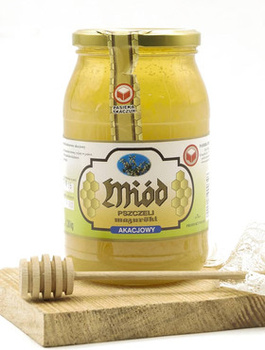 Miody z Mazur Akacjowy 1200g Pasieka Tkacz