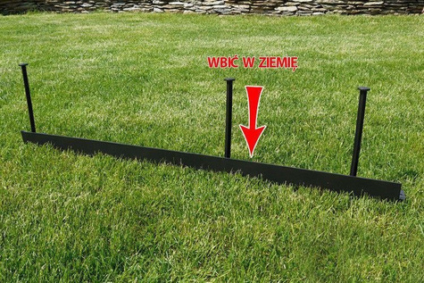 Kotwy, szpilki mocujące do obrzeży:Eko-Bord, Geoborder, Polbord, Elasteo, Bordeo 25cm 100sztuk