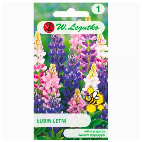 Łubin letni Hartwega mix kolorów 5g