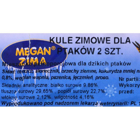 Kule dla sikorek 2 szt.tuba plastikowa