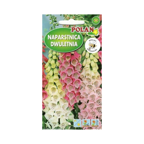 Naparstnica dwuletnia zestaw kolorów1g Polan