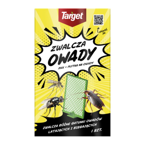 Płytka owadobójcza skutecznie zwalcza owady 1 szt