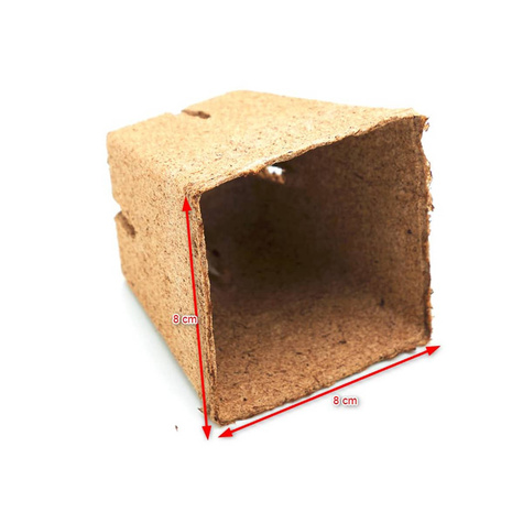 Doniczka torfowa kwadratowa 8x8cm