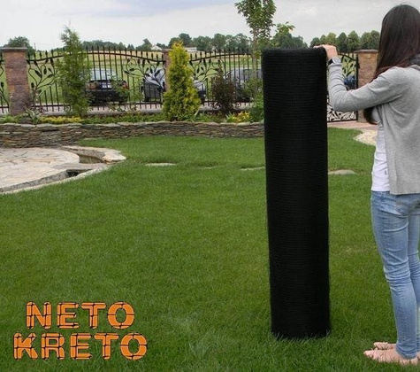 Siatka przeciw kretom hiszpańska oczko 10x10mm ,1,5x100m Neto Kreto