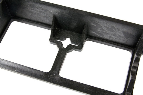 Obrzeże trawnikowe ogrodowe czarne R5 45mm x 1m Bordeo