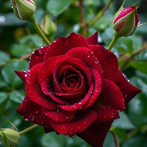 Róża wielkokwiatowa Burgund BORDOWA (C2)