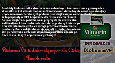 Biohumus Storczyk 1L Vilmorin Rolnictwo ekologiczne