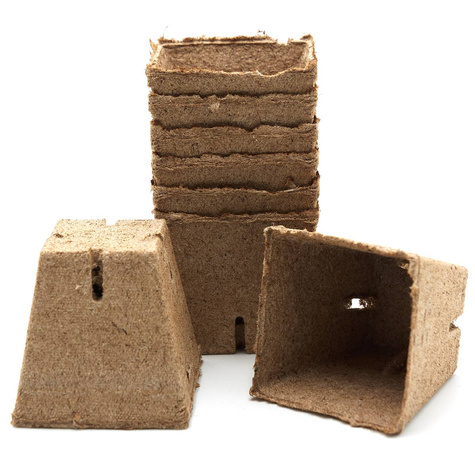 Doniczka torfowa Jiffy 8x8cm 8szt/opak
