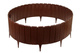 Obrzeże trawnikowe brązowe Palisada ogrodowa Eko-Palisada 22cm x 1m Eko-Bord