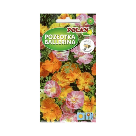 Pozłotka, Maczek kalifornijski, Eszolcja Balerina pełna mix kolorów 0,5g Polan