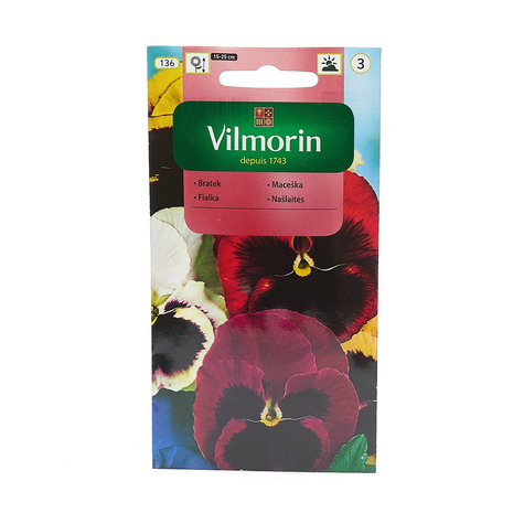 Bratek ogrodowy wielkokwiatowy Szwajcarski mix 1g