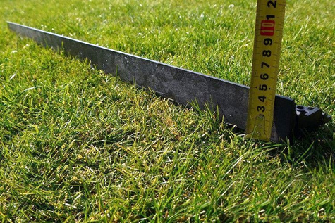 Obrzeże trawnikowe ogrodowe czarne R5 45mm x 1m 1000 szt. Bordeo