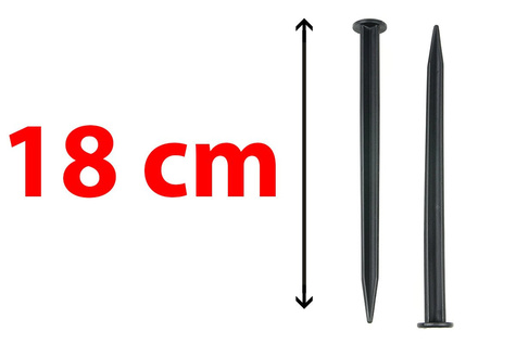 Kotwy, szpilki mocujące do obrzeży:Eko-Bord, Geoborder, Polbord, Elasteo, Bordeo 18cm 100sztuk