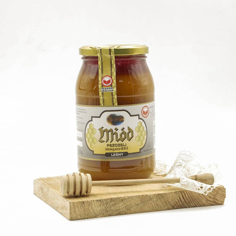Miody z Mazur Leśny 1200g Pasieka Tkacz