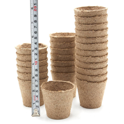 Doniczka torfowa Jiffy średnica 6 cm 26szt/opak