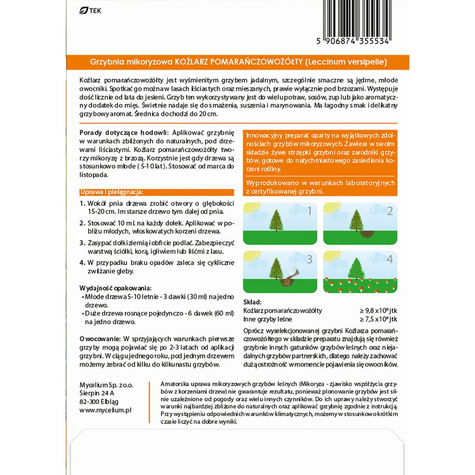 Grzybnia mikoryzowa Koźlarz pomarańczowożółty 60 ml