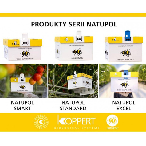 Natupol EXCEL UL z trzmielami do zapylana zimą