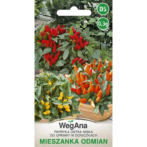 Papryka mieszanka odmian ostrych 0,3g WegAna