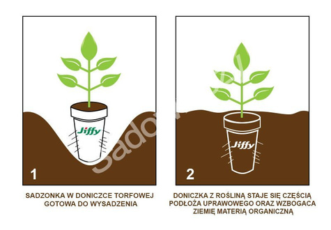 Doniczka torfowa okrągła 7x8cm