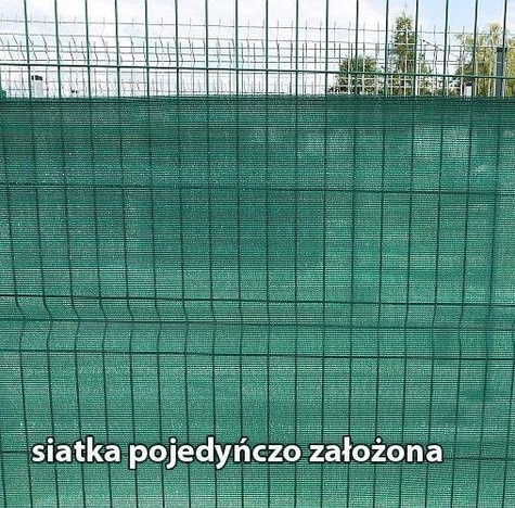 Siatka osłonowo-cieniująca najgęstsza na ogrodzenia 1,5x50m 95% Totaltex