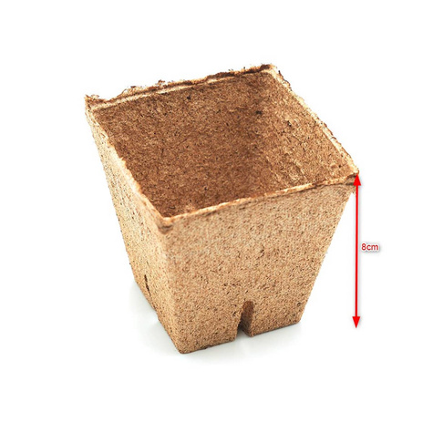Doniczka torfowa kwadratowa 8x8cm