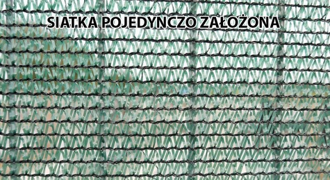 Siatka, dzianina cieniująca ciemnozielona 3x80m 60%