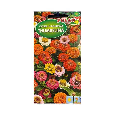 Cynia karłowa Thumbelina mix kolorów 1g