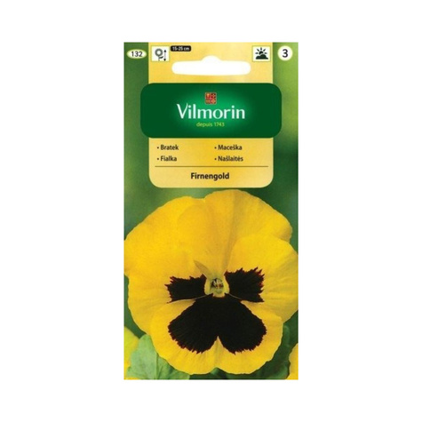 Bratek ogrodowy wielkokwiatowy Szwajcarski Firnengold 0,5g