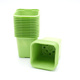 Doniczka kwadratowa 8x8cm/20szt. zielone