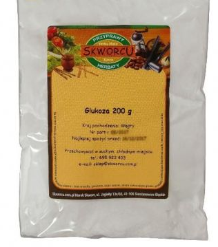Glukoza krystaliczna dekstroza 1kg piwo wino DUŻA PAKA