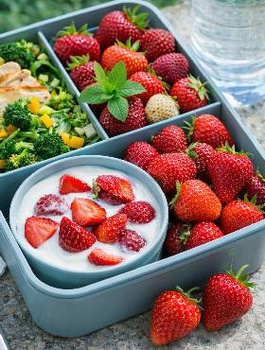 Zestaw Truskawek Owocowy Lunch Box Frigo