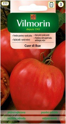 Pomidor gruntowy wysoki Malinowy Cuor di Bue Bawole Serce 0,2g