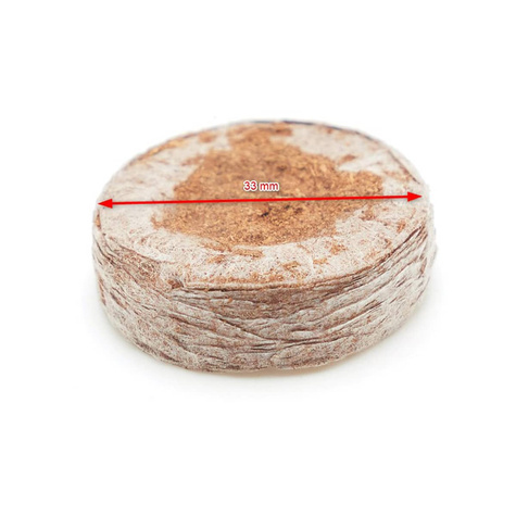 Krążki torfowe pęczniejące 33mm zestaw 10 szt.