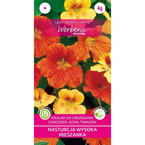 Nasturcja wysoka pnąca mix 4g