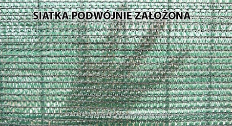 Siatka, dzianina cieniująca ciemnozielona 3x80m 60%