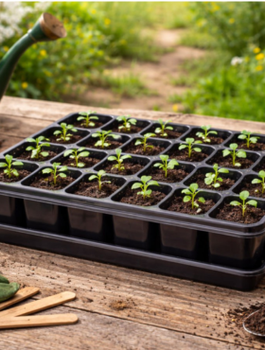 Wielodoniczka do rozsady 24 otwory z podstawką