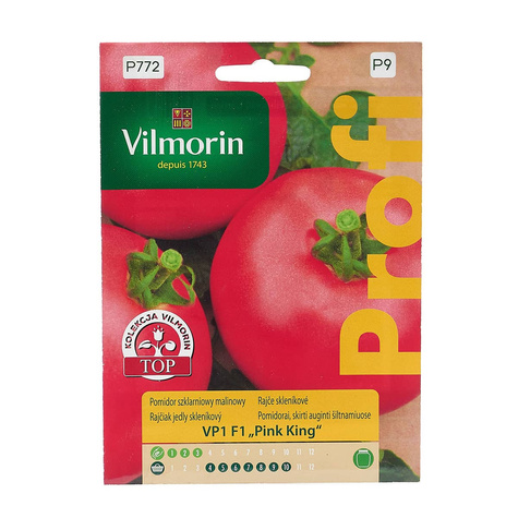 Pomidor szklarniowy Malinowy Pink King Mieszaniec F1 12 szt